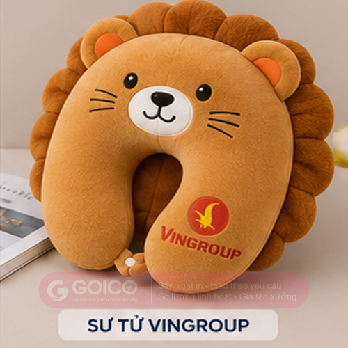 Gối Chữ U Nhồi Bông Cao Cấp 1 goi chu u thiet ke rieng vin