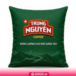 Gối tựa lưng in logo thương hiệu