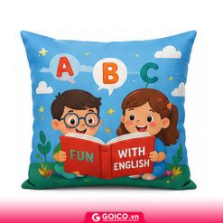 Đặt may gối tựa lưng in ấn theo yêu cầu